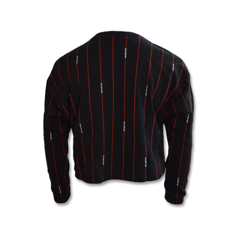 Air Jordan Essential Fleece Top Wmns Black/Varsity Red sweatshirt - DJ2623-010 AIR Jordan