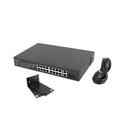 LANBERG SWITCH RACK 19" 16X 100MB POE+/2X COMBO GIGABIT 250W UNMANAGED RSFE-16P-2C-250 Komunikacja i łączność/Switch-e Your Sports Performance