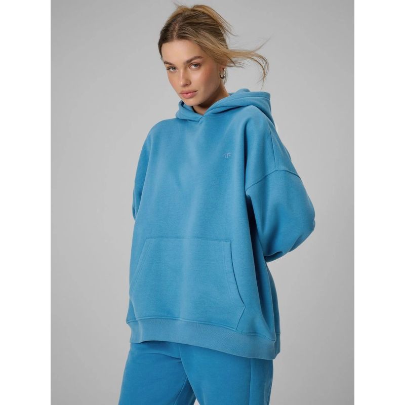 Women's open-front hooded sweatshirt 4F4F 4FRSS26TSWSF2623-32S 4f