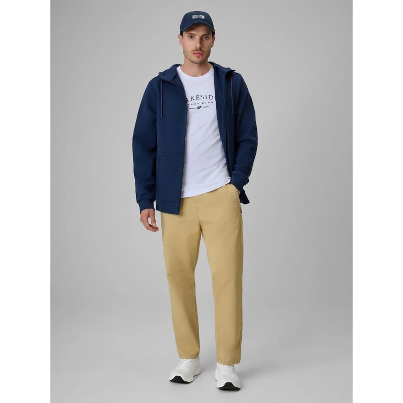 Men's zip-up sweatshirt with hood 4F 4FRSS26TSWSM2979-31S 4f