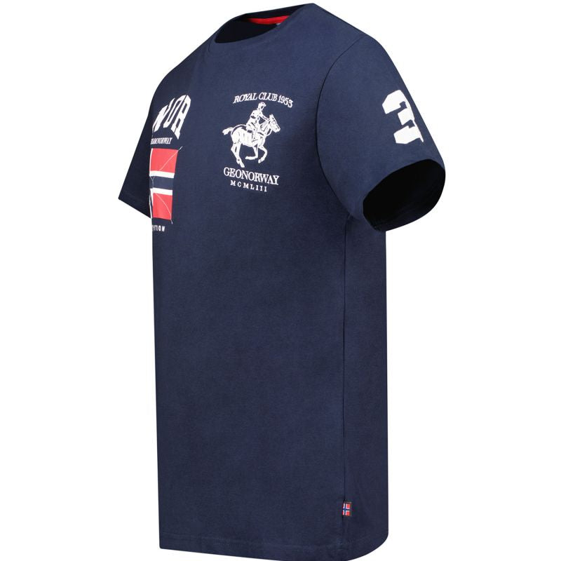 Geographical Norway Jequestre T-shirt 254 M SY1305H/GN-Navy Clothing/Lifestyle/T-shirts/ Geographical Norway Your Sports Performance