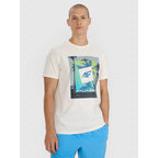 Men's regular printed T-shirt 4F 4FRSS25TTSHM2846-12S 4f