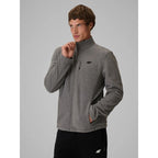 Regular men's fleece with stand-up collar 4F 4FRAW26TFLEM542-24M
