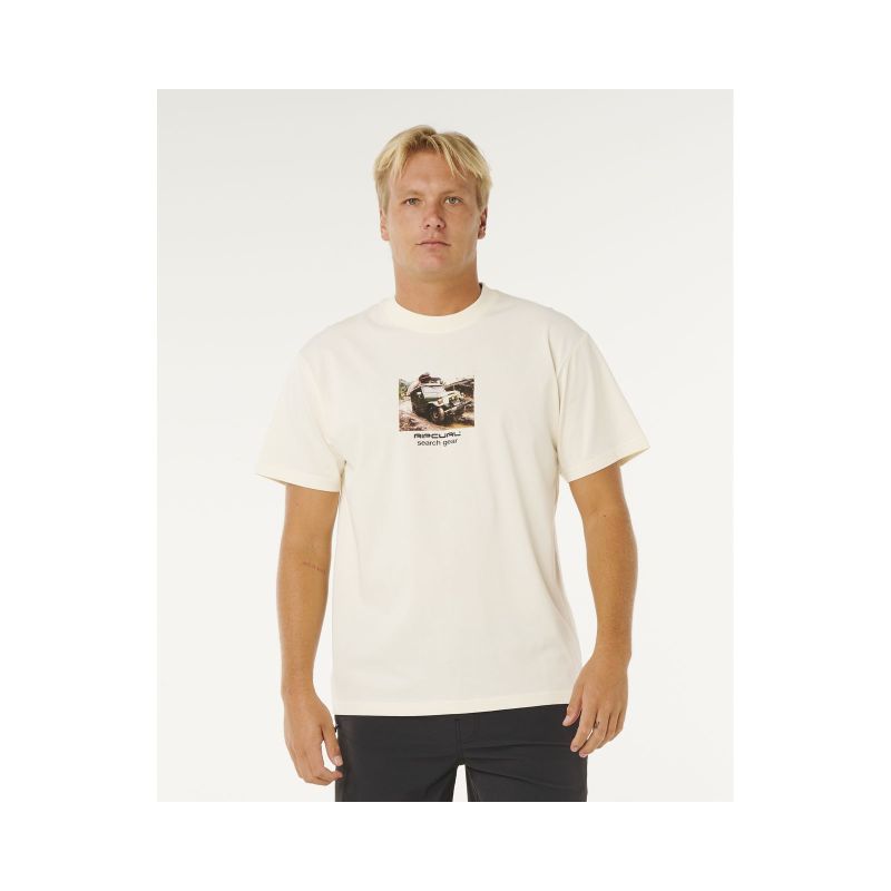 Men's RIP CURL Search Rig Tee White