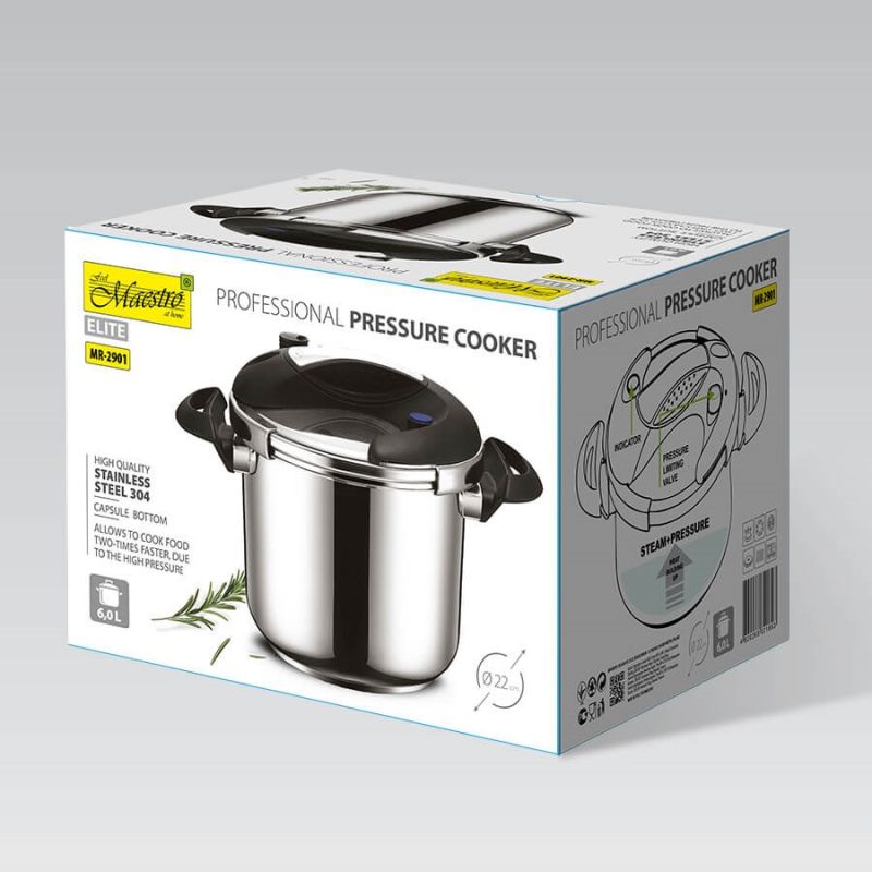 Pressure cooker 22 cm 6.0L MAESTRO MR-2901 AGD - Produkty/Szybkowary Your Sports Performance