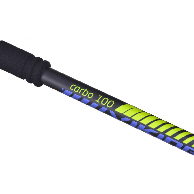 Viking Carbo Lite Trekking Poles Black/Lime Import z Action/Akcesoria sportowe i turystyczne/Kije do Nordic Walking i trekkingu Your Sports Performance
