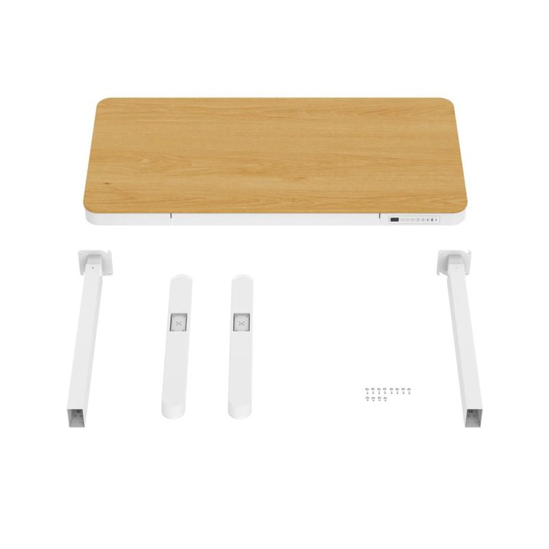 Tuckano Electric Height Adjustable Desk ET119W-C White/Oak. Desk top dimensions 120 x 60cm. Biurka/Biurka nowoczesne Your Sports Performance