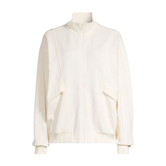 CASALL Comfy Full Zip Sweater white Casall