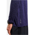 Men's Odlo ESSENTIAL SEAMLESS Crew-Neck Long-Sleeve T-Shirt, Blue