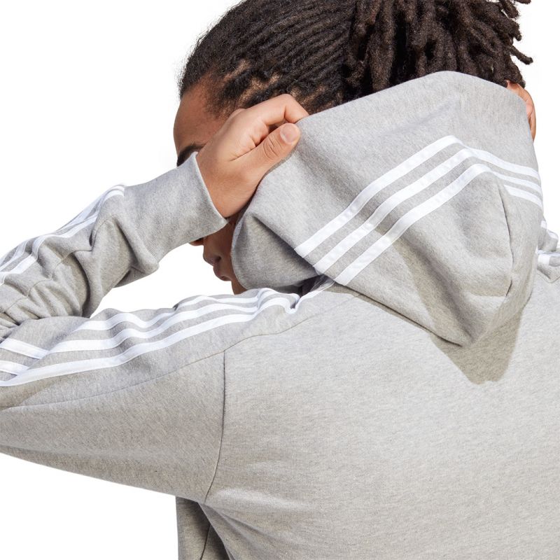 adidas Essentials French Terry 3-Stripes Full-Zip Hoodie M IC9833 Clothing/Lifestyle Adidas