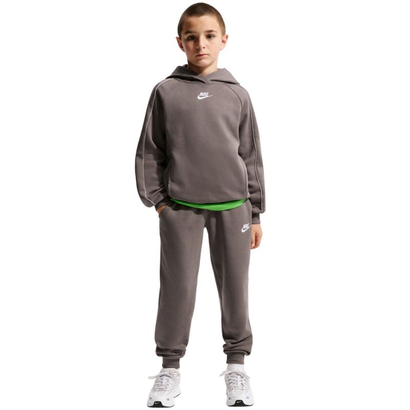 Nike Sportswear Club Fleece Kids Tracksuit Gray HQ9318 289