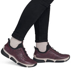 Comfortable Women’s Slip-On Shoes in Burgundy Rieker 45975-35