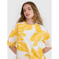 Women's oversize printed T-shirt 4F 4FRSS25TTSHF2692-90A *Kategoria tymczasowa Your Sports Performance