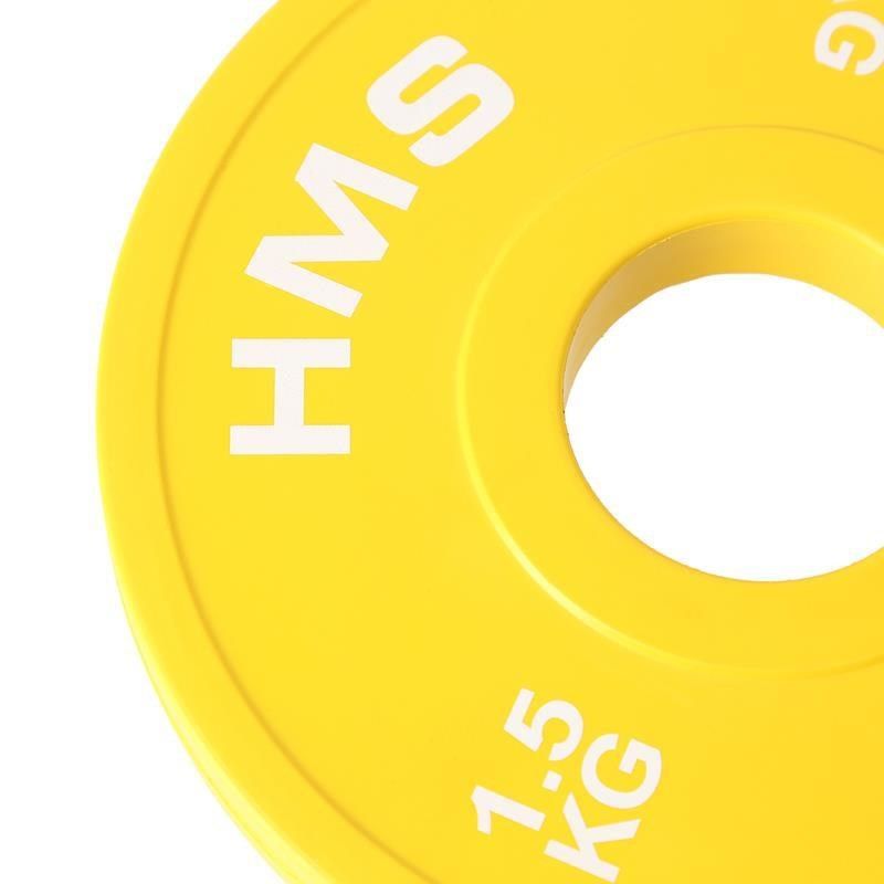 Olympic Bumper Plate 2x1.5kg Yellow HMS CBRS15 In preparation Your Sports Performance