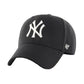 47 Brand New York Yankees MVP Cap B-MVPSP17WBP-BK czarne One size Clothing/Lifestyle Your Sports Performance