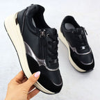 Women's black leather metallic shoes Filippo DP7105/25 Footwear Your Sports Performance