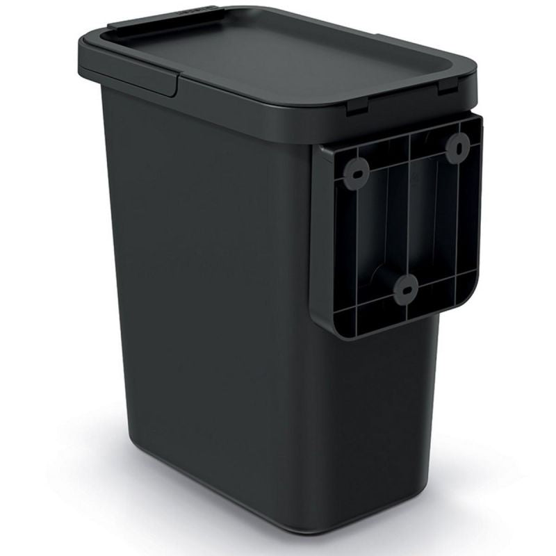 WASTE BIN 12 L SYSTEMA SORTIBOX BLACK RECYCLING Dom I Ogród/Dom/Kosze Na Śmieci Your Sports Performance