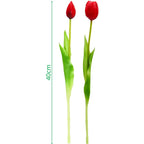BOUQUET OF 5 RED TULIPS 39 CM LIKE LIFE SPRING DECORATION Home and Garden/Equipment Your Sports Performance