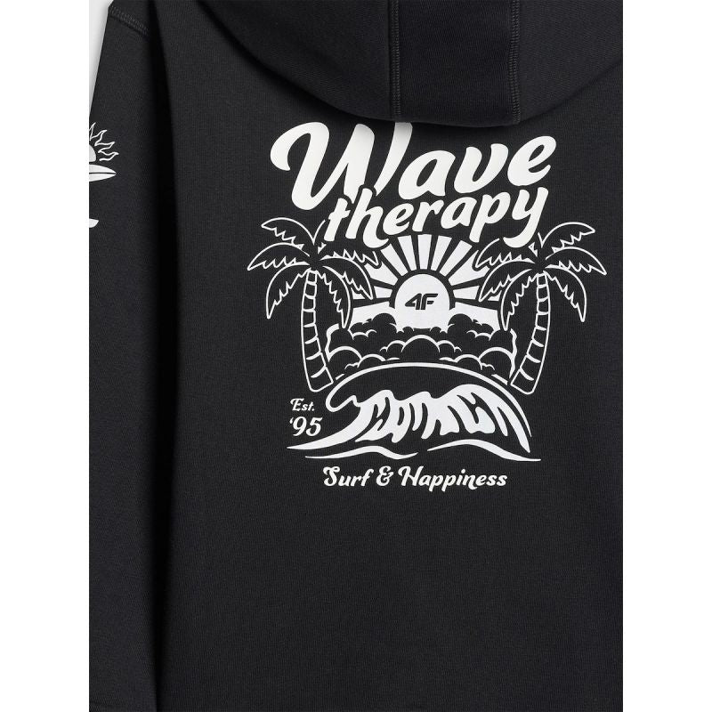 Boy's loose hooded sweatshirt 4F 4FJRSS26TSWSM3052-20S