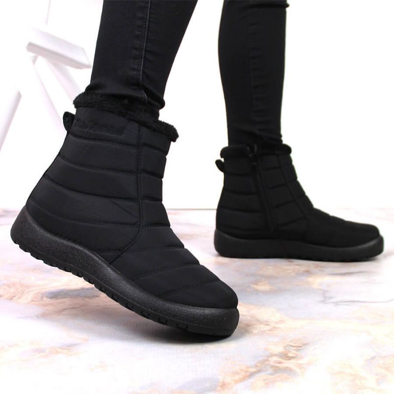 Waterproof snow boots with a zipper NEWS W EVE181A black Footwear/Outdoor/zimowe Your Sports Performance