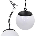 SOLAR LAMP PLASTIC BALL HANGING WITH CLIP 10X30CM SET OF 2 PCS Home and Garden/Lighting Your Sports Performance
