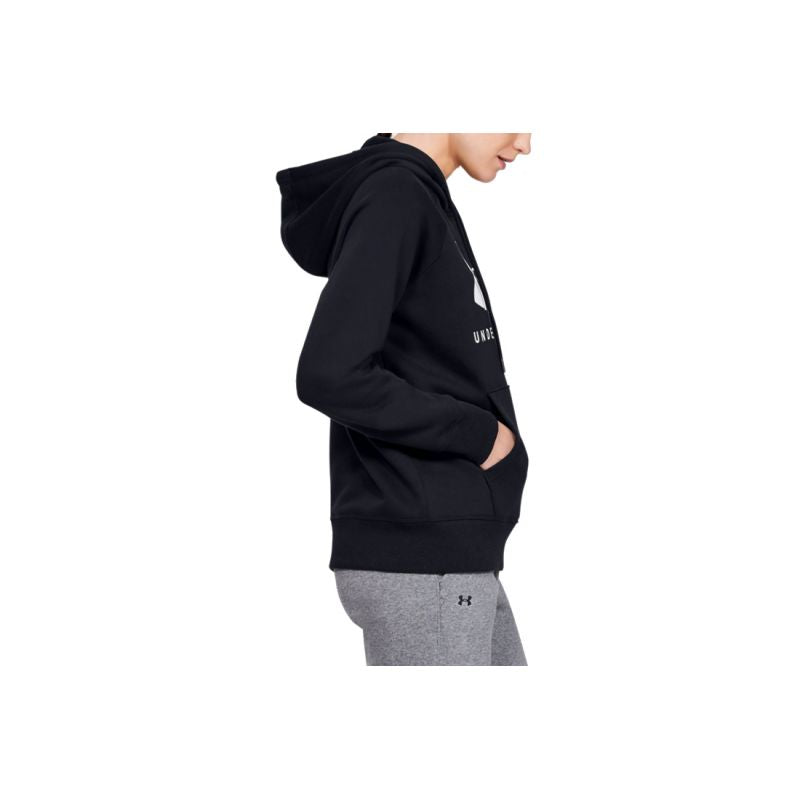 Under Armor Rival Fleece Sportstyle Graphic Hoodie W 1348550-001 Clothing/Training Your Sports Performance