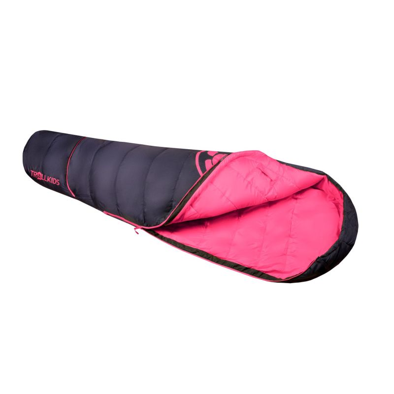 Trollkids Fjell Dreamer II girl's/boy's camping sleeping bag for outdoor camping, black (970-114) In preparation Your Sports Performance