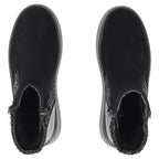 Women's leather ankle boots on a black platform Filippo DBT8077/26