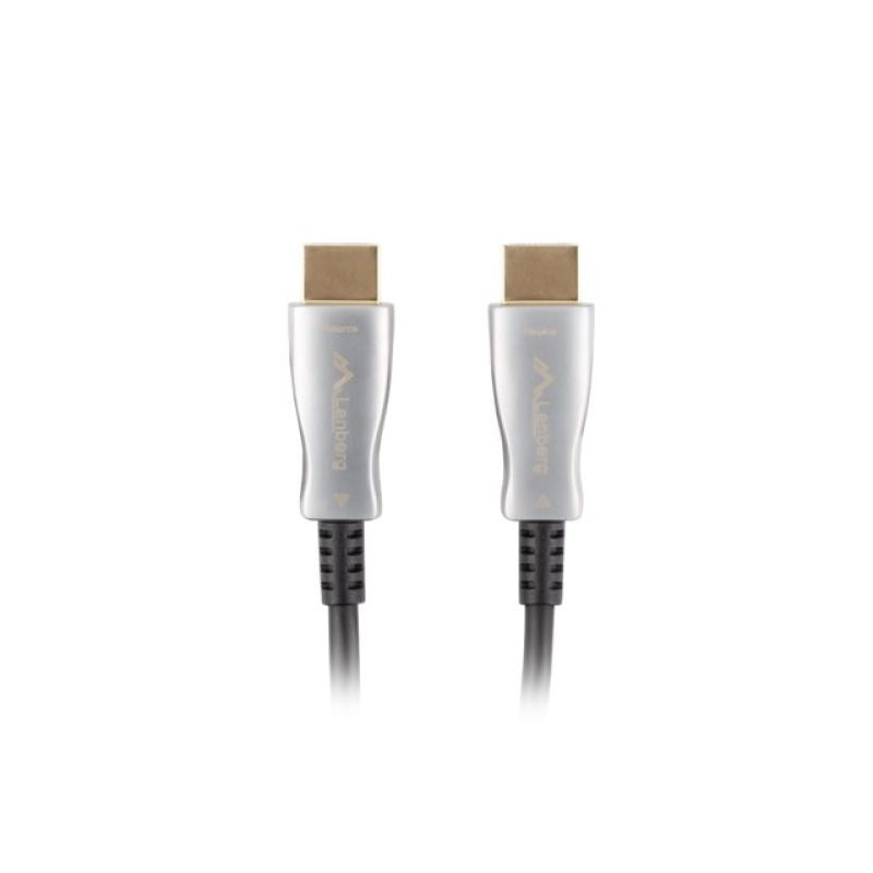 LANBERG HDMI CABLE LANBERG HDMI CABLE M/M V2.0 10M OPTICAL AOC BLACK CA-HDMI-20FB-0100-BK Kable i adaptery/Kable HDMI Your Sports Performance