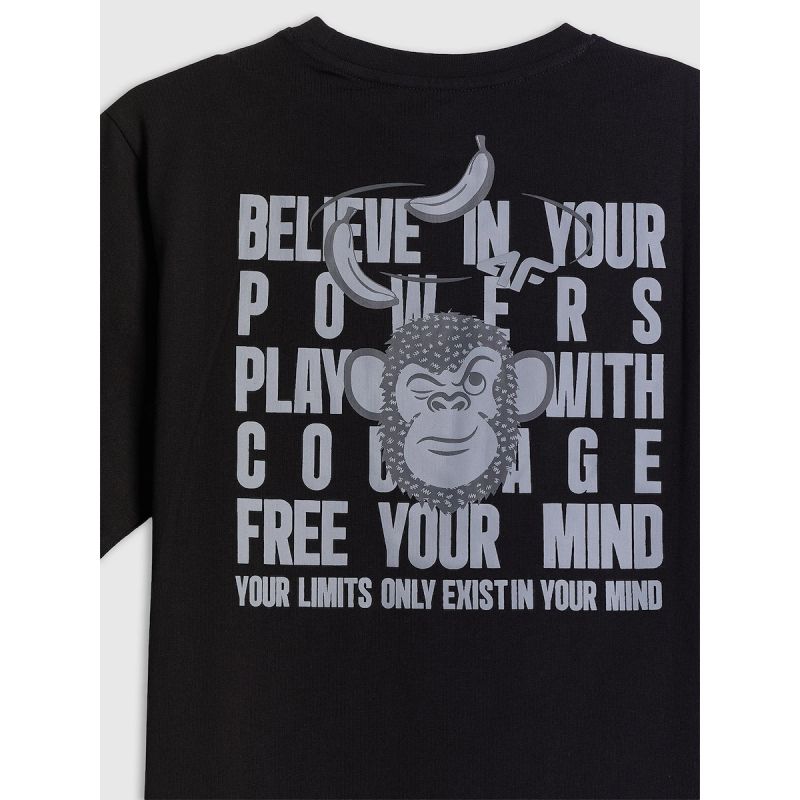 Boy's loose T-shirt with print 4FJRSS26TTSHM4276-20S