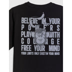 Boy's loose T-shirt with print 4FJRSS26TTSHM4276-20S
