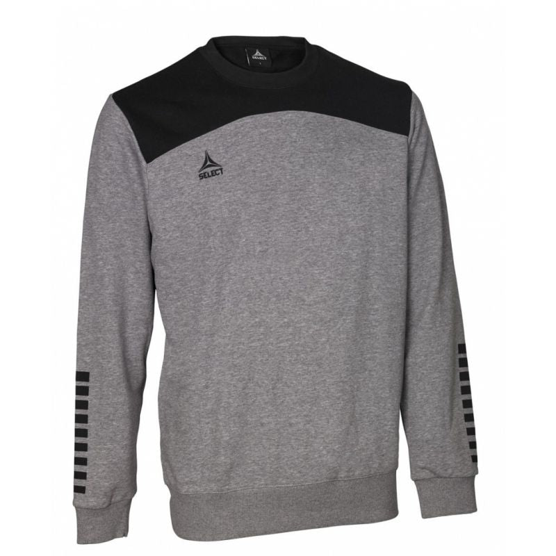 Select Oxford Sweat M T26-01787 sweatshirt grey/black Clothing/Football/Select Select