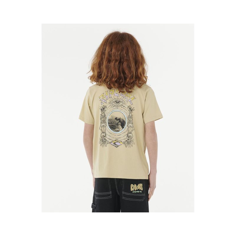 RIP CURL TROPIC DAZE ART TEE -BOY green