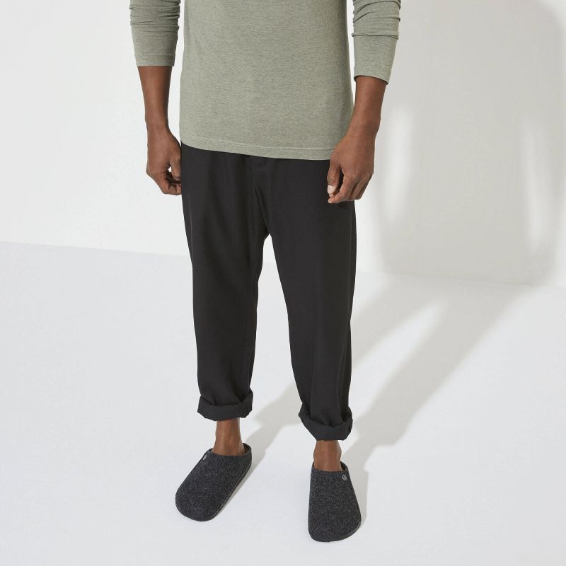 Birkenstock Zermatt Cozy Home Anthracite Wool Felt Slippers Regular Wide (1014938) Footwear Your Sports Performance