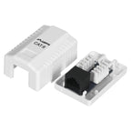 Lanberg OU6-0001-W surface-mounted socket (RJ-45; cat. 6; UTP; white) Kable, gniazda i wtyki/Puszki wyposażone Your Sports Performance