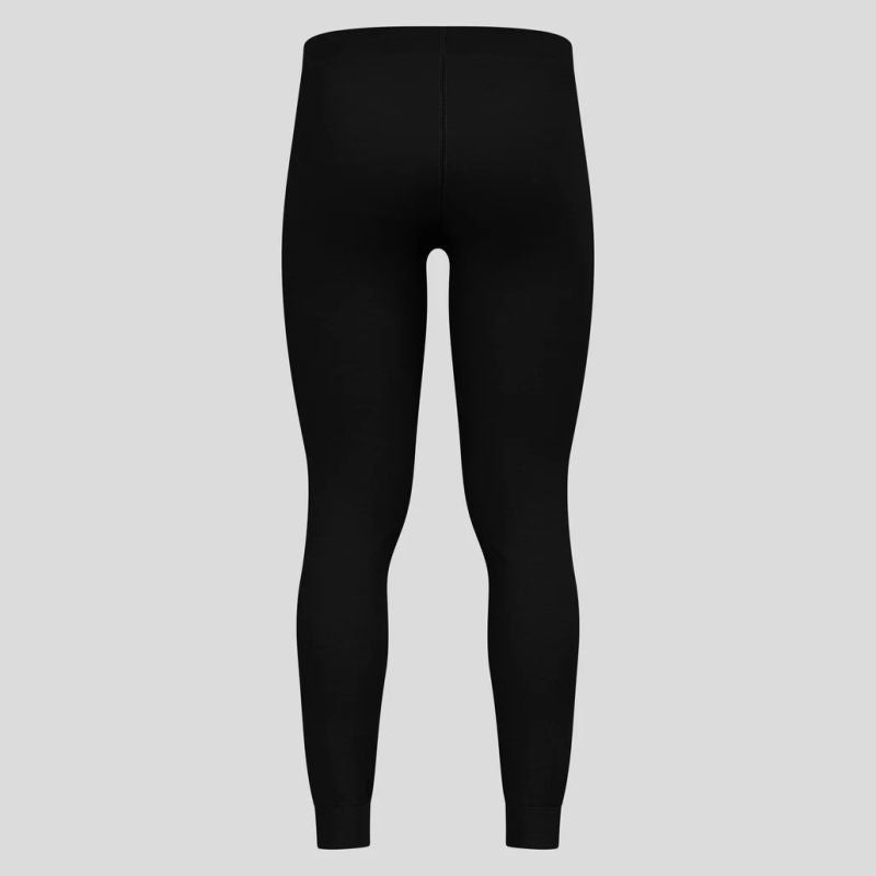 ODLO Men's Merino 160 BL Bottom Long Leggings Size L Black Odzież militarna/Bielizna termoaktywna Your Sports Performance