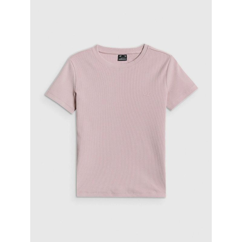 Women's slim ribbed T-shirt 4F 4FRSS26TTSHF3629-56S 4f