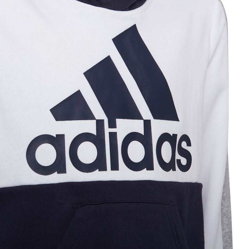 Adidas Colorblock Fleece Jr HC5659 sweatshirt Clothing/Lifestyle Adidas