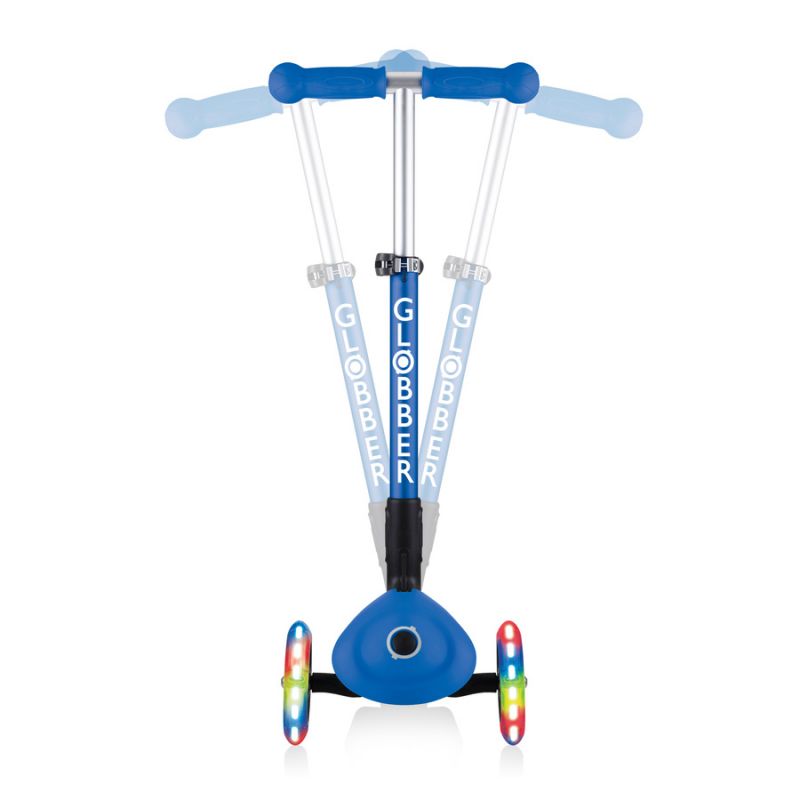 3-wheel scooter Globber Foldable Lights Navy Blue Jr 437-100 Accessories/Skating/Hulajnogi Your Sports Performance