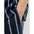 Jack&Jones men's striped shorts JPSTJAIDEN COBA STRIPE JOG SHORTS REG SN 12274413 SKY CAPTAIN/STRIPES Jack&Jones