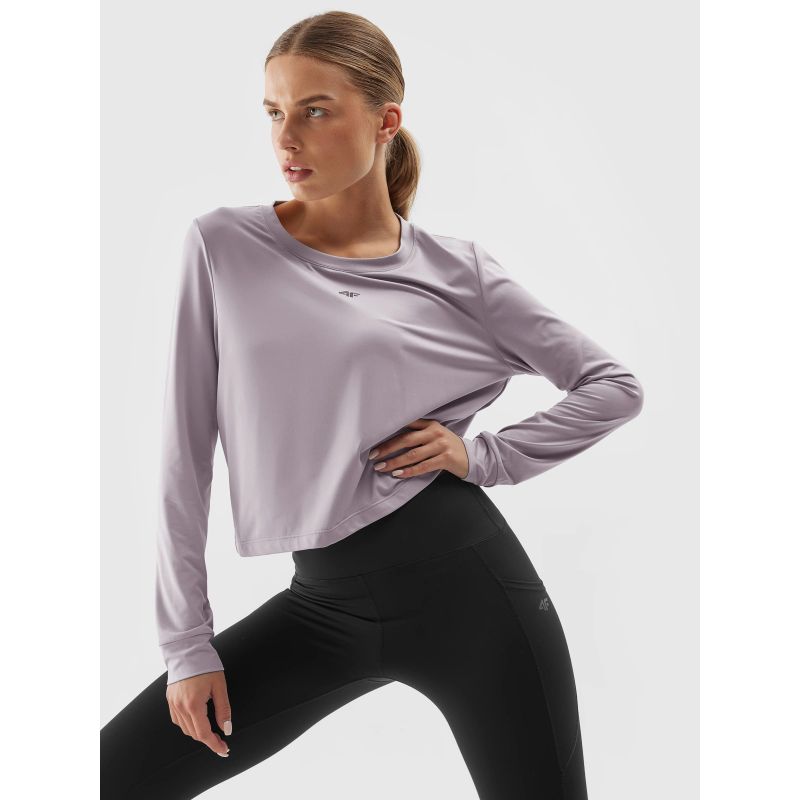 Women's 4F quick-drying slim training longsleeve *Kategoria tymczasowa Your Sports Performance