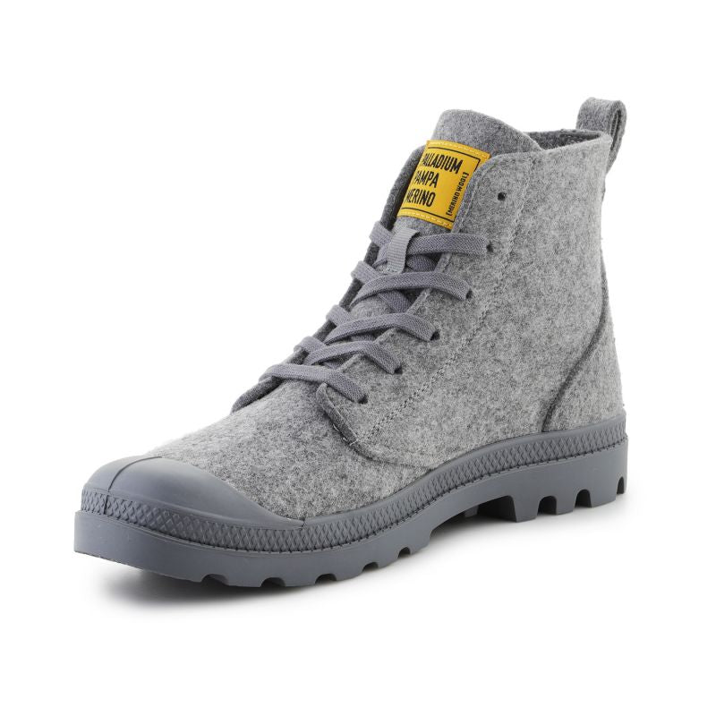 Palladium Pampa Hi Merino shoes 74377-027-M Gray Footwear/Lifestyle/Palladium Your Sports Performance