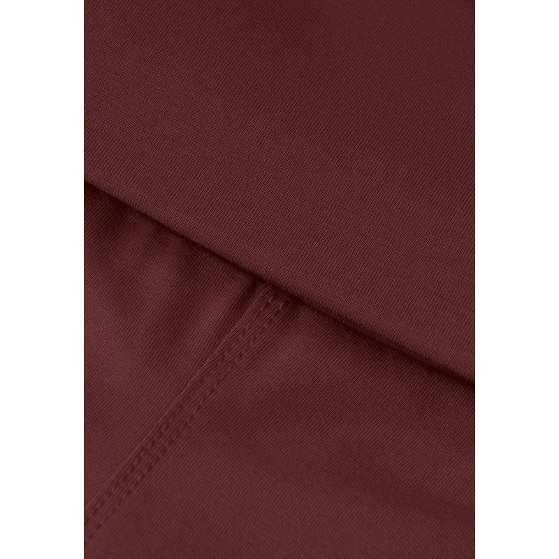 CASALL Sublime Folded Flare Pants, Burgundy
