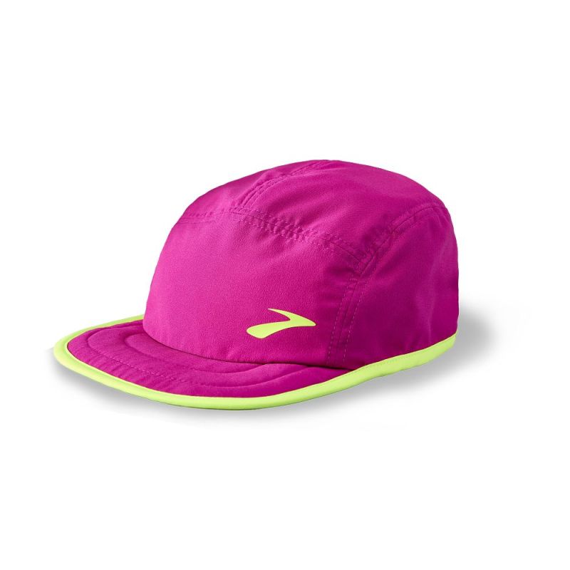 Lightweight Packable Hat 2.0 Pink Unisex Roll-Up Running Cap Import z Brooks/Brooks/Czapki Your Sports Performance
