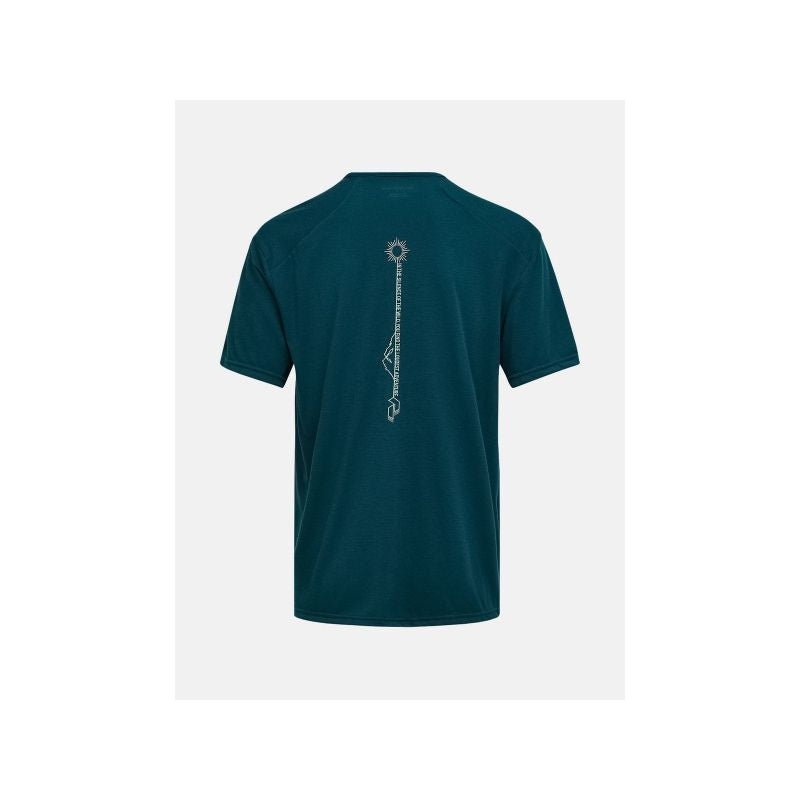PEAK PERFORMANCE M Wool-Blend Shortsleeve T-shirt, green
