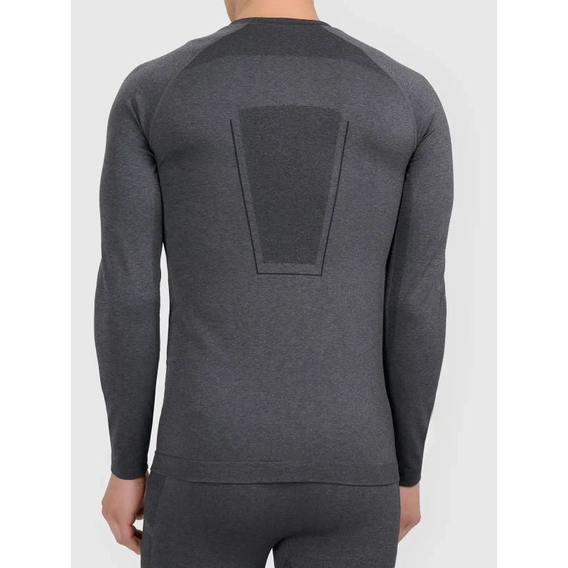 Seamless thermal ski underwear with quick-drying finish - men's longsleeve 4F 4FWAW26USEAM311-21M