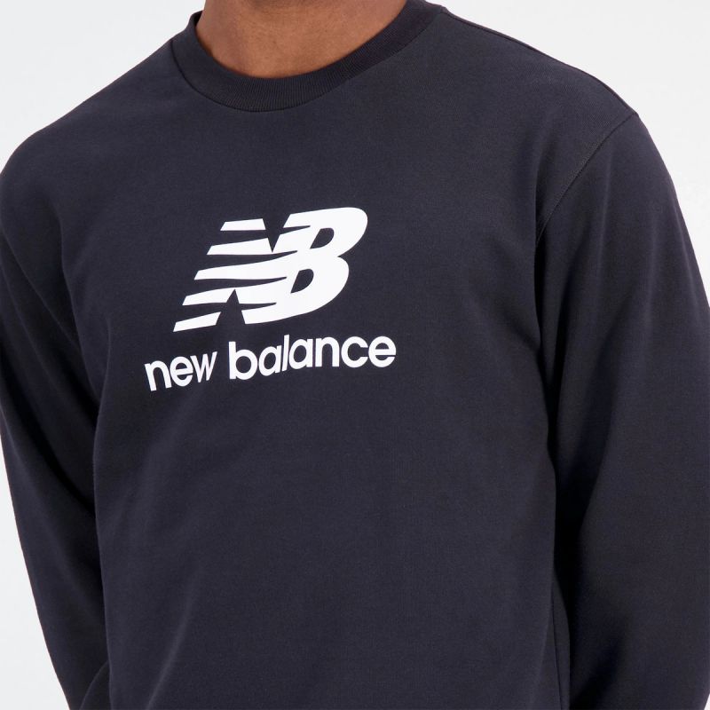 New Balance Essentials Stacked Logo Frenc M MT31538BK sweatshirt Clothing/Outdoor New Balance