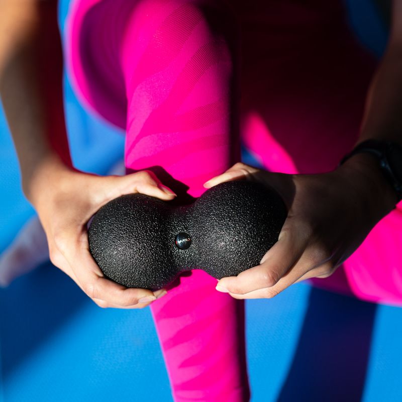 Double massage ball / Duo Ball HMS BLM02 8 * 16CM Accessories/Training equipment/Masażery Your Sports Performance