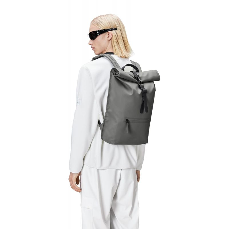 Rains Rolltoprucksack Gray W3 13320 13 Accessories/Plecaki/pozostałe plecaki Your Sports Performance