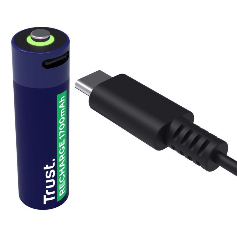 AA Trust USB-C RECHARGEABLE BATTERIES 2P Baterie, akumulatorki i ładowarki/Baterie Your Sports Performance